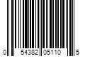 Barcode Image for UPC code 054382051105