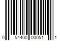 Barcode Image for UPC code 054400000511