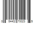 Barcode Image for UPC code 054402700235