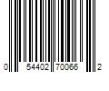 Barcode Image for UPC code 054402700662