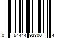 Barcode Image for UPC code 054444933004