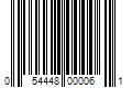 Barcode Image for UPC code 054448000061