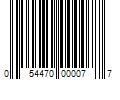 Barcode Image for UPC code 054470000077