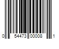 Barcode Image for UPC code 054473000081