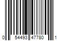 Barcode Image for UPC code 054493477801