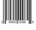 Barcode Image for UPC code 054500000855