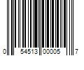 Barcode Image for UPC code 054513000057