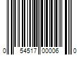 Barcode Image for UPC code 054517000060