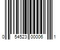 Barcode Image for UPC code 054523000061