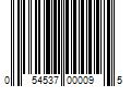 Barcode Image for UPC code 054537000095