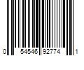 Barcode Image for UPC code 054546927741