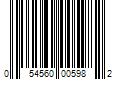 Barcode Image for UPC code 054560005982