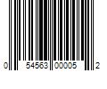 Barcode Image for UPC code 054563000052