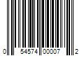 Barcode Image for UPC code 054574000072