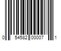 Barcode Image for UPC code 054582000071