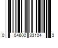 Barcode Image for UPC code 054600331040