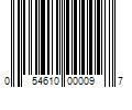 Barcode Image for UPC code 054610000097