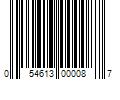 Barcode Image for UPC code 054613000087