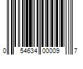 Barcode Image for UPC code 054634000097