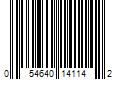 Barcode Image for UPC code 054640141142