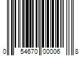 Barcode Image for UPC code 054670000068