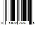 Barcode Image for UPC code 054670000075