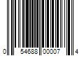 Barcode Image for UPC code 054688000074