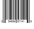 Barcode Image for UPC code 054699571419