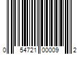 Barcode Image for UPC code 054721000092