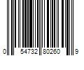 Barcode Image for UPC code 054732802609