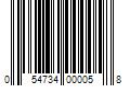 Barcode Image for UPC code 054734000058