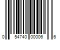 Barcode Image for UPC code 054740000066