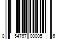 Barcode Image for UPC code 054767000056