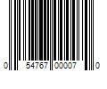 Barcode Image for UPC code 054767000070