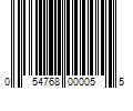 Barcode Image for UPC code 054768000055