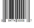 Barcode Image for UPC code 054774000087