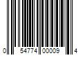 Barcode Image for UPC code 054774000094