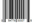 Barcode Image for UPC code 054779000075