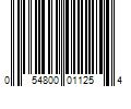 Barcode Image for UPC code 054800011254