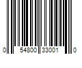 Barcode Image for UPC code 054800330010