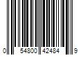 Barcode Image for UPC code 054800424849