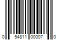 Barcode Image for UPC code 054811000070