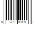 Barcode Image for UPC code 054818000097