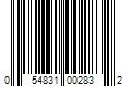 Barcode Image for UPC code 054831002832