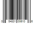 Barcode Image for UPC code 054831006106