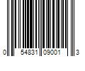 Barcode Image for UPC code 054831090013