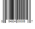 Barcode Image for UPC code 054834000057