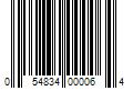 Barcode Image for UPC code 054834000064