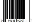 Barcode Image for UPC code 054838000077