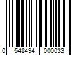 Barcode Image for UPC code 0548494000033